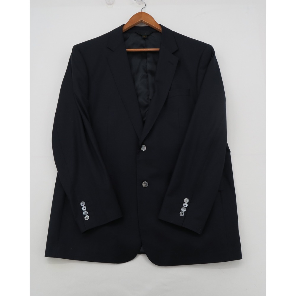 Baroni Couture Classico Navy Blue Super 150s Wool Blazer Mens 46L Drop 6